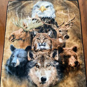 Decorative Animal print throw